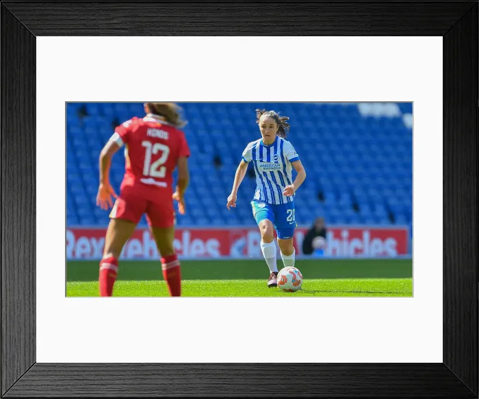 Framed Print : Brighton and Hove Albion Women v Liverpool Women Women's Super League 19APR25 Framed Print : Brighton and Hove Albion Women v Liverpool Women Women's Super League 19APR25