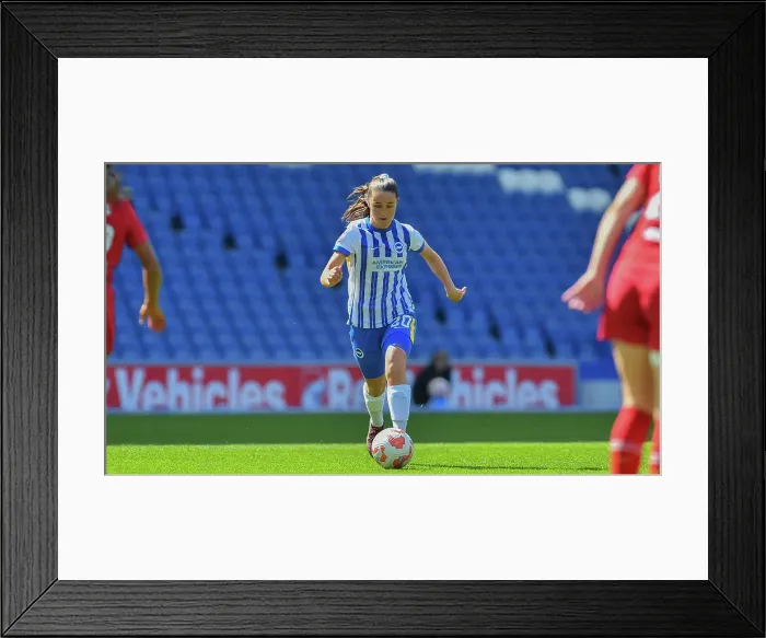 Framed Print : Brighton and Hove Albion Women v Liverpool Women Women's Super League 19APR25 Framed Print : Brighton and Hove Albion Women v Liverpool Women Women's Super League 19APR25