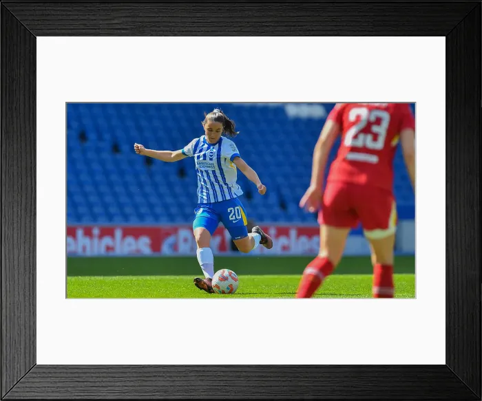 Framed Print : Brighton and Hove Albion Women v Liverpool Women Women's Super League 19APR25 Framed Print : Brighton and Hove Albion Women v Liverpool Women Women's Super League 19APR25