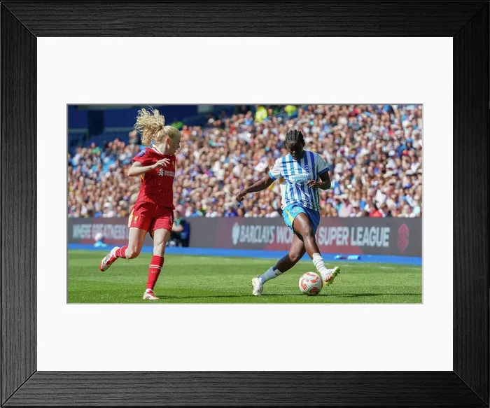 Framed Print : Brighton and Hove Albion Women v Liverpool Women Women's Super League 19APR25 Framed Print : Brighton and Hove Albion Women v Liverpool Women Women's Super League 19APR25