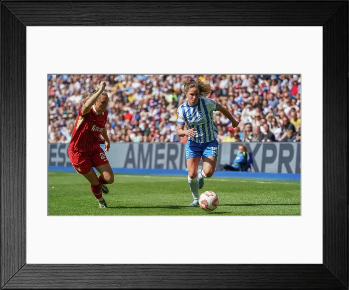 Framed Print : Brighton and Hove Albion Women v Liverpool Women Women's Super League 19APR25 Framed Print : Brighton and Hove Albion Women v Liverpool Women Women's Super League 19APR25