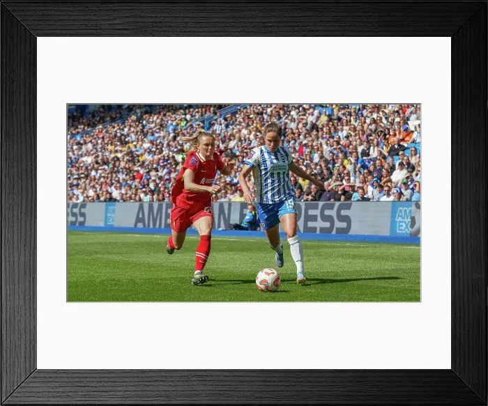 Framed Print : Brighton and Hove Albion Women v Liverpool Women Women's Super League 19APR25 Framed Print : Brighton and Hove Albion Women v Liverpool Women Women's Super League 19APR25