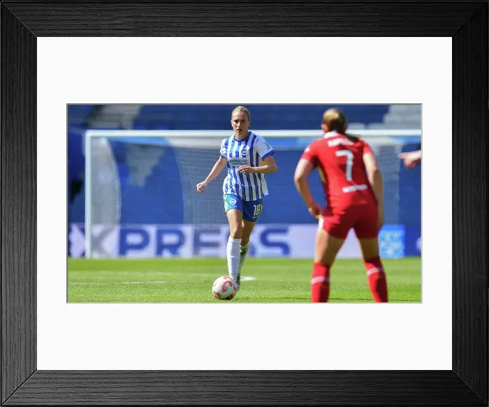 Framed Print : Brighton and Hove Albion Women v Liverpool Women Women's Super League 19APR25 Framed Print : Brighton and Hove Albion Women v Liverpool Women Women's Super League 19APR25