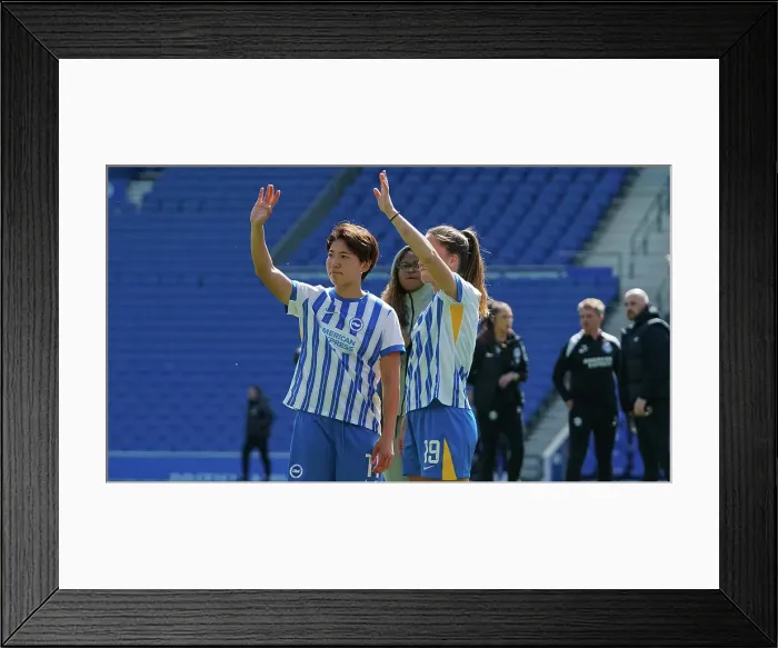 Framed Print : Brighton and Hove Albion Women v Liverpool Women Women's Super League 19APR25 Framed Print : Brighton and Hove Albion Women v Liverpool Women Women's Super League 19APR25