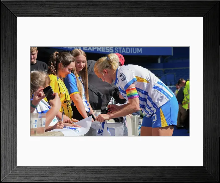 Framed Print : Brighton and Hove Albion Women v Liverpool Women Women's Super League 19APR25