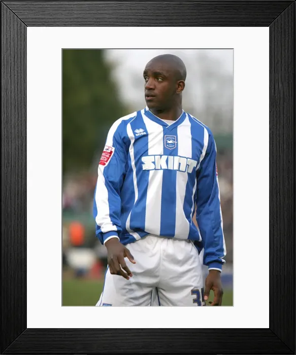 Framed Print : Nathan Elder: Star Midfielder of Brighton and Hove Albion FC Framed Print : Nathan Elder: Star Midfielder of Brighton and Hove Albion FC