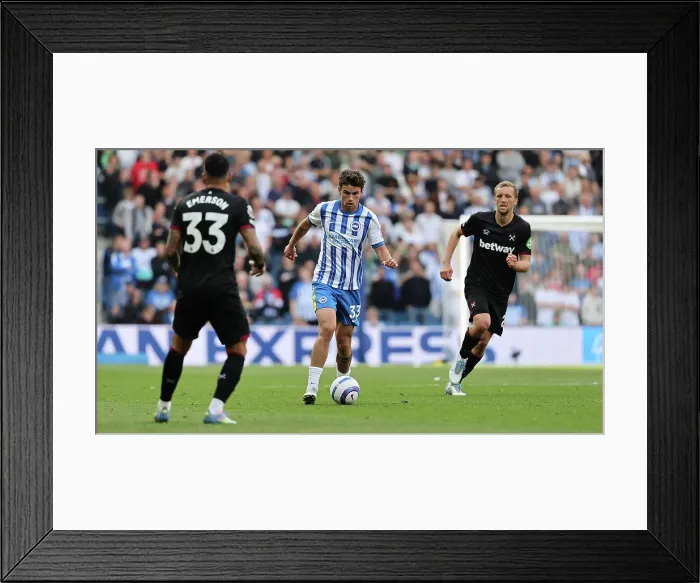 Framed Print : Brighton and Hove Albion v West Ham United Premier League 26APR25 Framed Print : Brighton and Hove Albion v West Ham United Premier League 26APR25