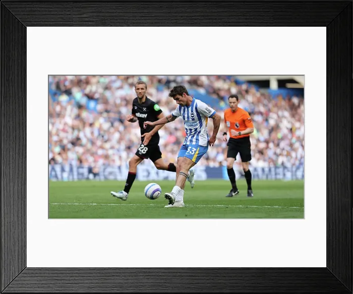 Framed Print : Brighton and Hove Albion v West Ham United Premier League 26APR25 Framed Print : Brighton and Hove Albion v West Ham United Premier League 26APR25