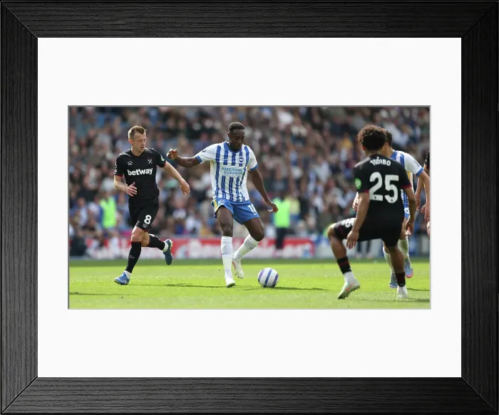 Framed Print : Brighton and Hove Albion v West Ham United Premier League 26APR25 Framed Print : Brighton and Hove Albion v West Ham United Premier League 26APR25