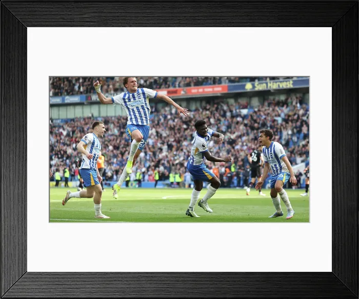 Framed Print : Brighton and Hove Albion v West Ham United Premier League 26APR25 Framed Print : Brighton and Hove Albion v West Ham United Premier League 26APR25
