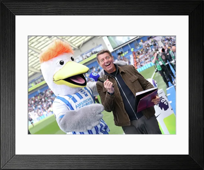 Framed Print : Brighton and Hove Albion v West Ham United Premier League 26APR25 Framed Print : Brighton and Hove Albion v West Ham United Premier League 26APR25