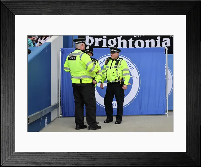 Framed Print : Brighton and Hove Albion v West Ham United Premier League 26APR25 Framed Print : Brighton and Hove Albion v West Ham United Premier League 26APR25