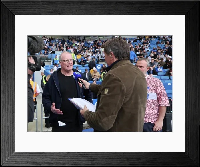 Framed Print : Brighton and Hove Albion v West Ham United Premier League 26APR25 Framed Print : Brighton and Hove Albion v West Ham United Premier League 26APR25