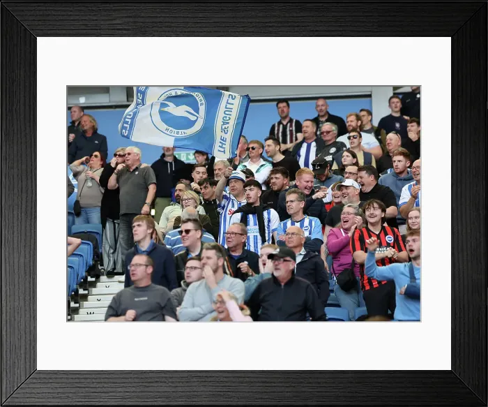 Framed Print : Brighton and Hove Albion v West Ham United Premier League 26APR25 Framed Print : Brighton and Hove Albion v West Ham United Premier League 26APR25