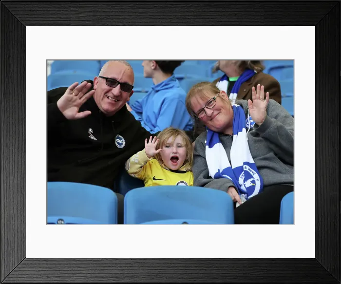 Framed Print : Brighton and Hove Albion v West Ham United Premier League 26APR25 Framed Print : Brighton and Hove Albion v West Ham United Premier League 26APR25