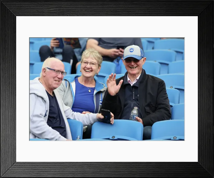 Framed Print : Brighton and Hove Albion v West Ham United Premier League 26APR25