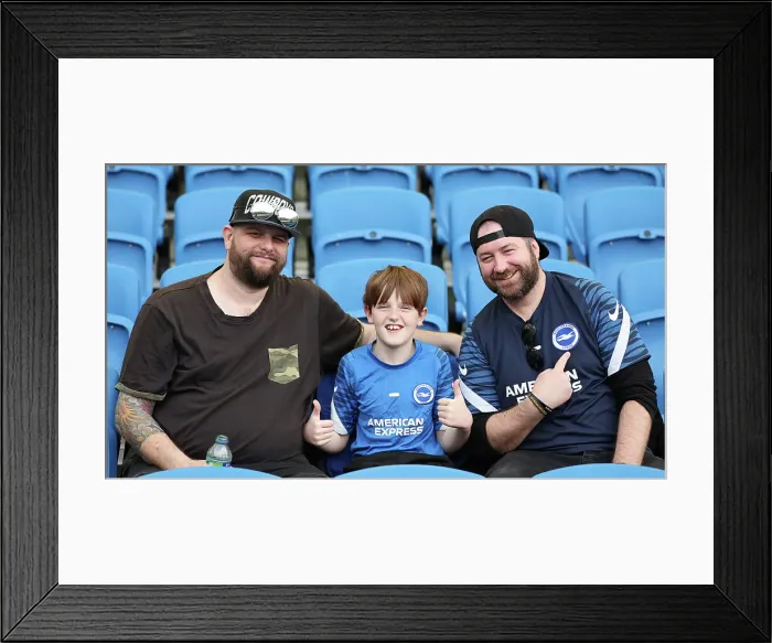 Framed Print : Brighton and Hove Albion v West Ham United Premier League 26APR25