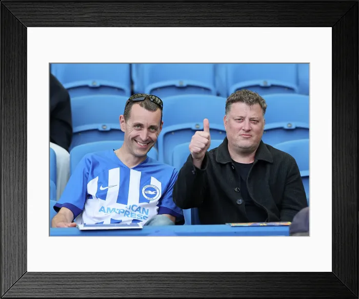 Framed Print : Brighton and Hove Albion v West Ham United Premier League 26APR25 Framed Print : Brighton and Hove Albion v West Ham United Premier League 26APR25