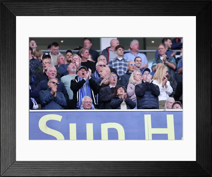 Framed Print : Brighton and Hove Albion v West Ham United Premier League 26APR25