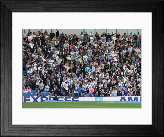 Framed Print : Brighton and Hove Albion v West Ham United Premier League 26APR25