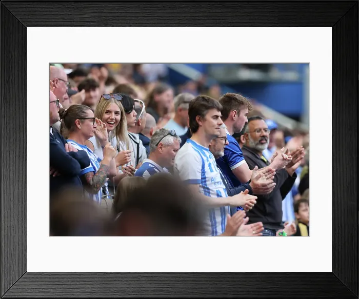 Framed Print : Brighton and Hove Albion v West Ham United Premier League 26APR25