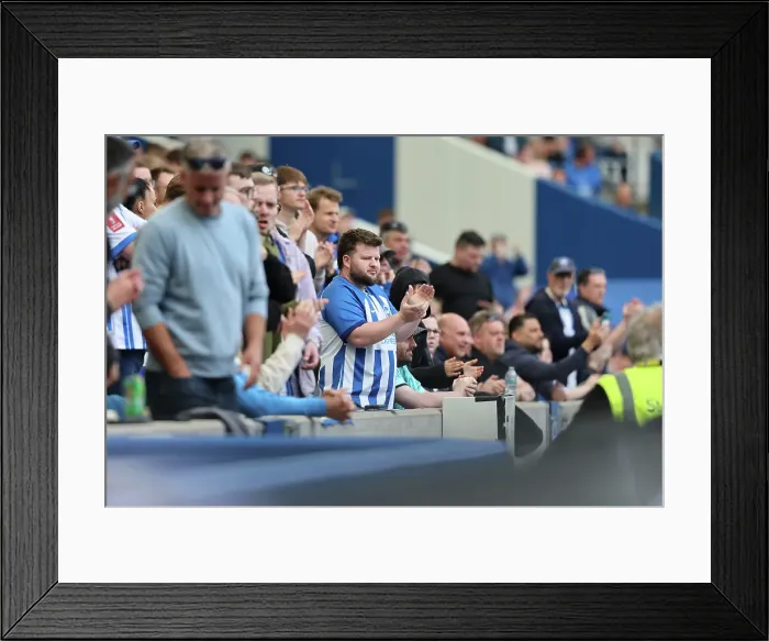 Framed Print : Brighton and Hove Albion v West Ham United Premier League 26APR25