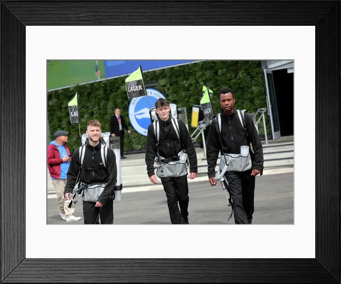 Framed Print : Brighton and Hove Albion v West Ham United Premier League 26APR25