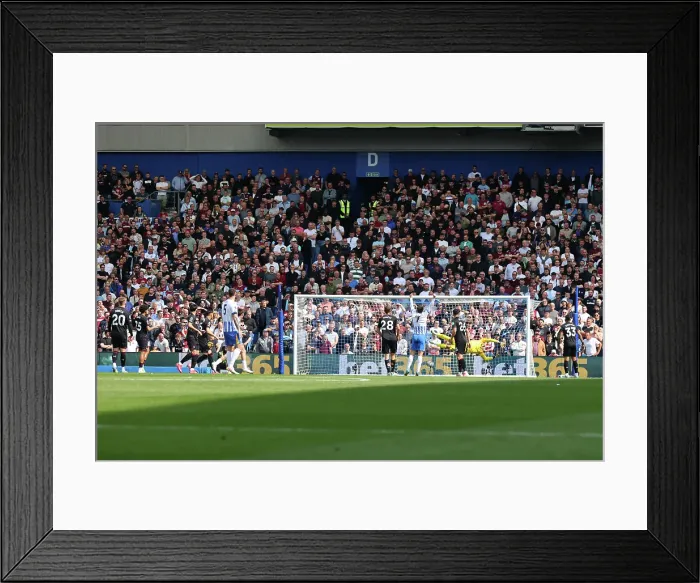 Framed Print : Brighton and Hove Albion v West Ham United Premier League 26APR25