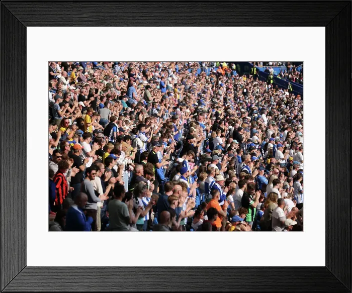 Framed Print : Brighton and Hove Albion v West Ham United Premier League 26APR25