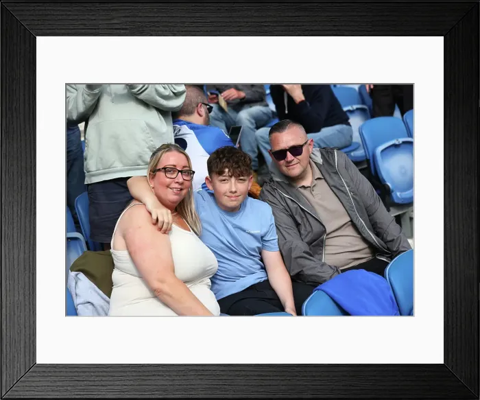 Framed Print : Brighton and Hove Albion v West Ham United Premier League 26APR25