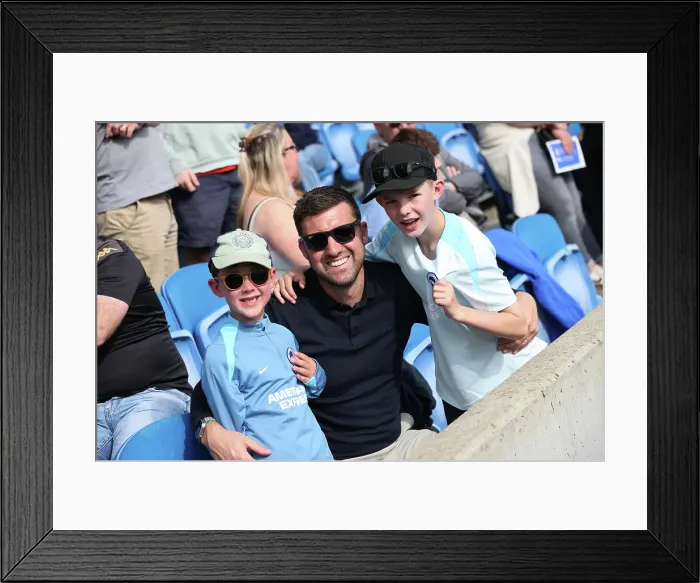 Framed Print : Brighton and Hove Albion v West Ham United Premier League 26APR25 Framed Print : Brighton and Hove Albion v West Ham United Premier League 26APR25