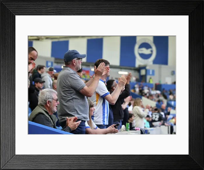 Framed Print : Brighton and Hove Albion v West Ham United Premier League 26APR25 Framed Print : Brighton and Hove Albion v West Ham United Premier League 26APR25