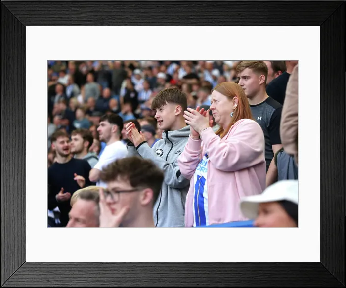 Framed Print : Brighton and Hove Albion v West Ham United Premier League 26APR25 Framed Print : Brighton and Hove Albion v West Ham United Premier League 26APR25