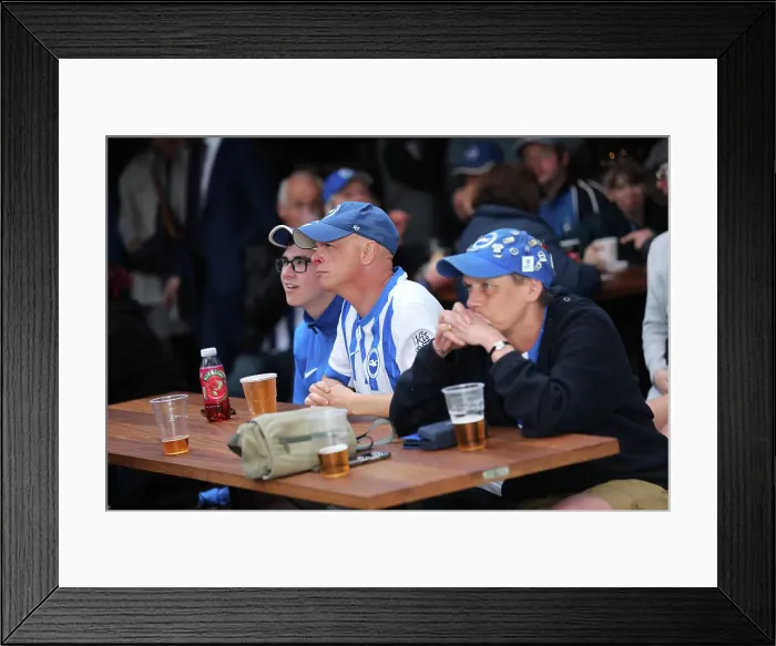 Framed Print : Brighton and Hove Albion v West Ham United Premier League 26APR25 Framed Print : Brighton and Hove Albion v West Ham United Premier League 26APR25