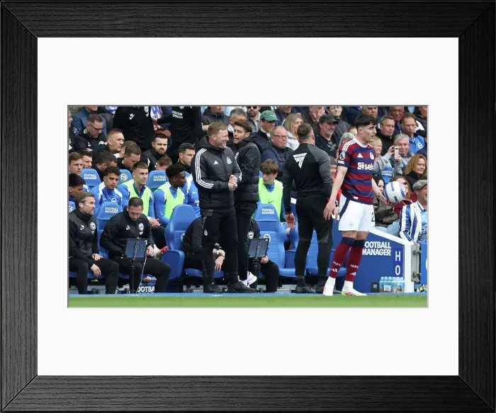 Framed Print : Brighton and Hove Albion v Newcastle United Premier League 04MAY25 Framed Print : Brighton and Hove Albion v Newcastle United Premier League 04MAY25
