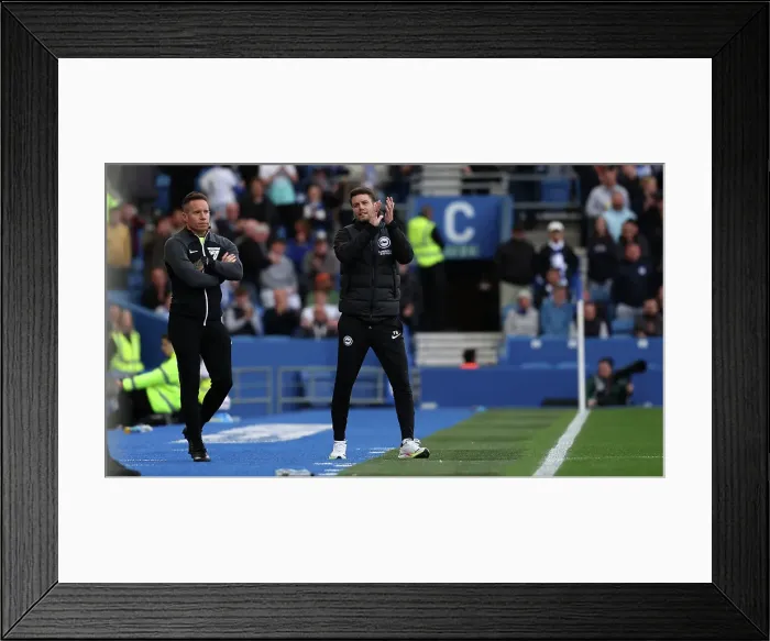 Framed Print : Brighton and Hove Albion v Newcastle United Premier League 04MAY25 Framed Print : Brighton and Hove Albion v Newcastle United Premier League 04MAY25