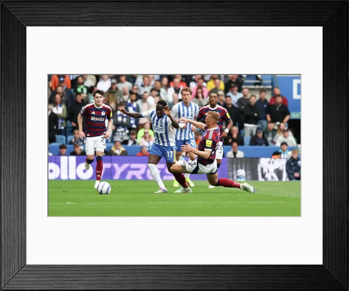 Framed Print : Brighton and Hove Albion v Newcastle United Premier League 04MAY25 Framed Print : Brighton and Hove Albion v Newcastle United Premier League 04MAY25