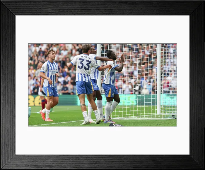 Framed Print : Brighton and Hove Albion v Newcastle United Premier League 04MAY25 Framed Print : Brighton and Hove Albion v Newcastle United Premier League 04MAY25