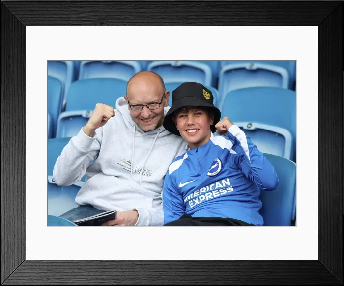 Framed Print : Brighton and Hove Albion v Newcastle United Premier League 04MAY25