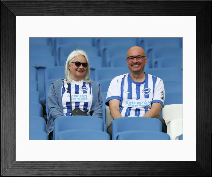 Framed Print : Brighton and Hove Albion v Newcastle United Premier League 04MAY25