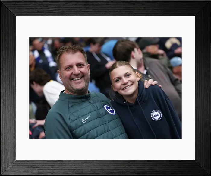 Framed Print : Brighton and Hove Albion v Newcastle United Premier League 04MAY25 Framed Print : Brighton and Hove Albion v Newcastle United Premier League 04MAY25