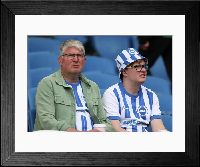 Framed Print : Brighton and Hove Albion v Newcastle United Premier League 04MAY25 Framed Print : Brighton and Hove Albion v Newcastle United Premier League 04MAY25