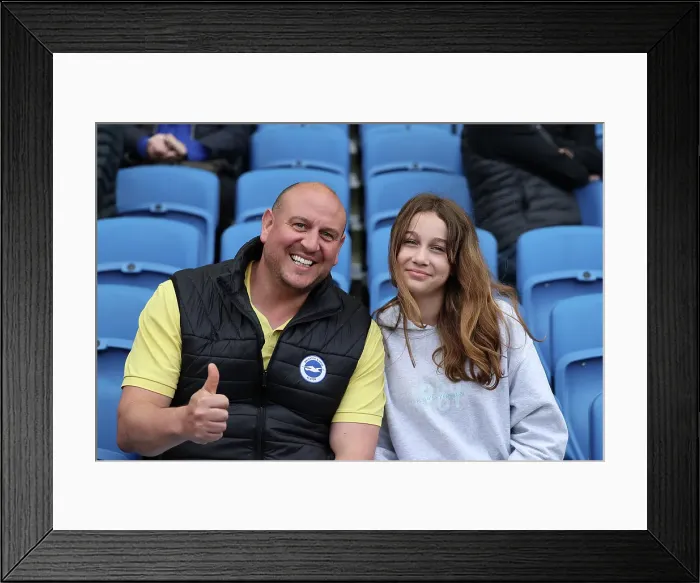 Framed Print : Brighton and Hove Albion v Newcastle United Premier League 04MAY25 Framed Print : Brighton and Hove Albion v Newcastle United Premier League 04MAY25