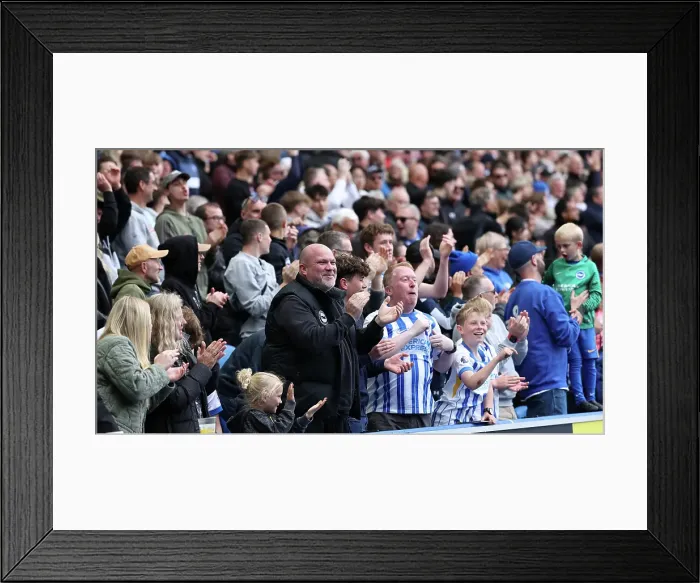 Framed Print : Brighton and Hove Albion v Newcastle United Premier League 04MAY25 Framed Print : Brighton and Hove Albion v Newcastle United Premier League 04MAY25