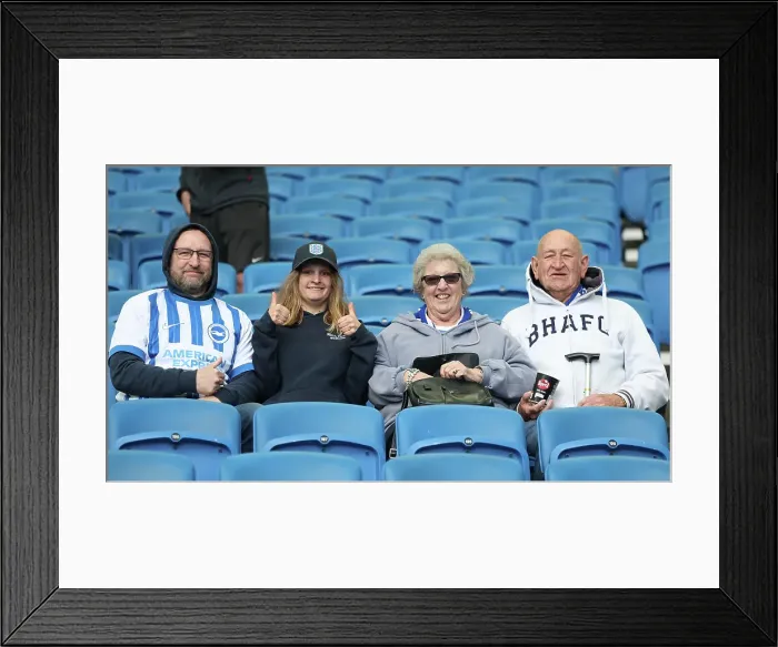 Framed Print : Brighton and Hove Albion v Newcastle United Premier League 04MAY25 Framed Print : Brighton and Hove Albion v Newcastle United Premier League 04MAY25