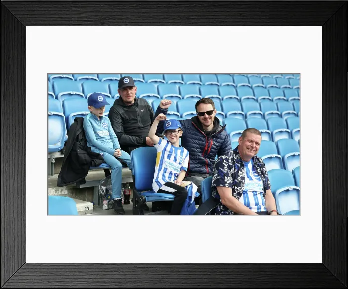 Framed Print : Brighton and Hove Albion v Newcastle United Premier League 04MAY25 Framed Print : Brighton and Hove Albion v Newcastle United Premier League 04MAY25