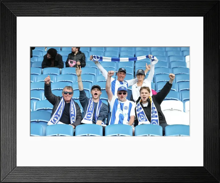 Framed Print : Brighton and Hove Albion v Newcastle United Premier League 04MAY25 Framed Print : Brighton and Hove Albion v Newcastle United Premier League 04MAY25
