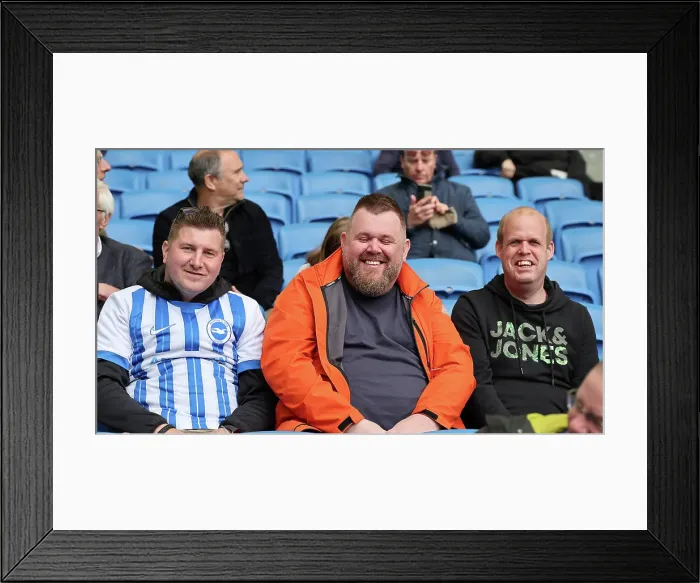 Framed Print : Brighton and Hove Albion v Newcastle United Premier League 04MAY25 Framed Print : Brighton and Hove Albion v Newcastle United Premier League 04MAY25