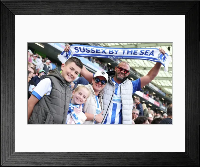 Framed Print : Brighton and Hove Albion v Newcastle United Premier League 04MAY25 Framed Print : Brighton and Hove Albion v Newcastle United Premier League 04MAY25