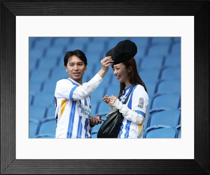 Framed Print : Brighton and Hove Albion v Newcastle United Premier League 04MAY25 Framed Print : Brighton and Hove Albion v Newcastle United Premier League 04MAY25